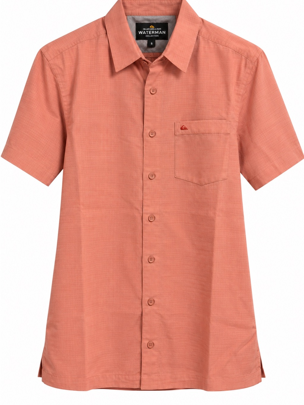 Quiksilver Waterman Centinela Anti-Wrinkle Shirt Men’s S Apricot NWT $68